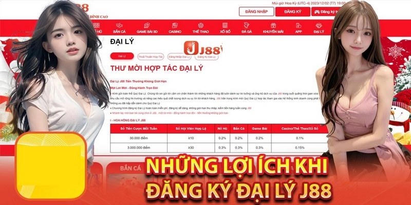 Lợi ích khi làm đại lý J88